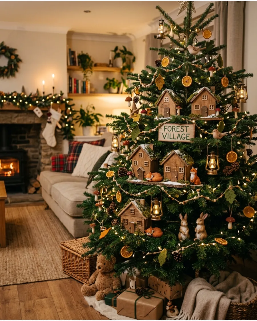 25. Storybook Woodland Christmas Tree