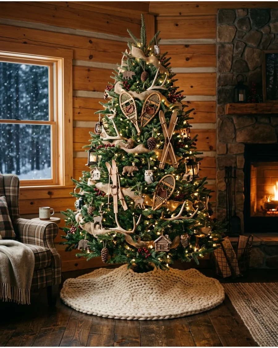 35. Woodland Lodge Christmas Tree