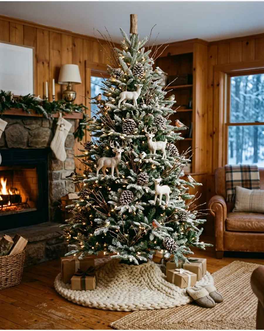 43. Winter Forest Woodland Christmas Tree