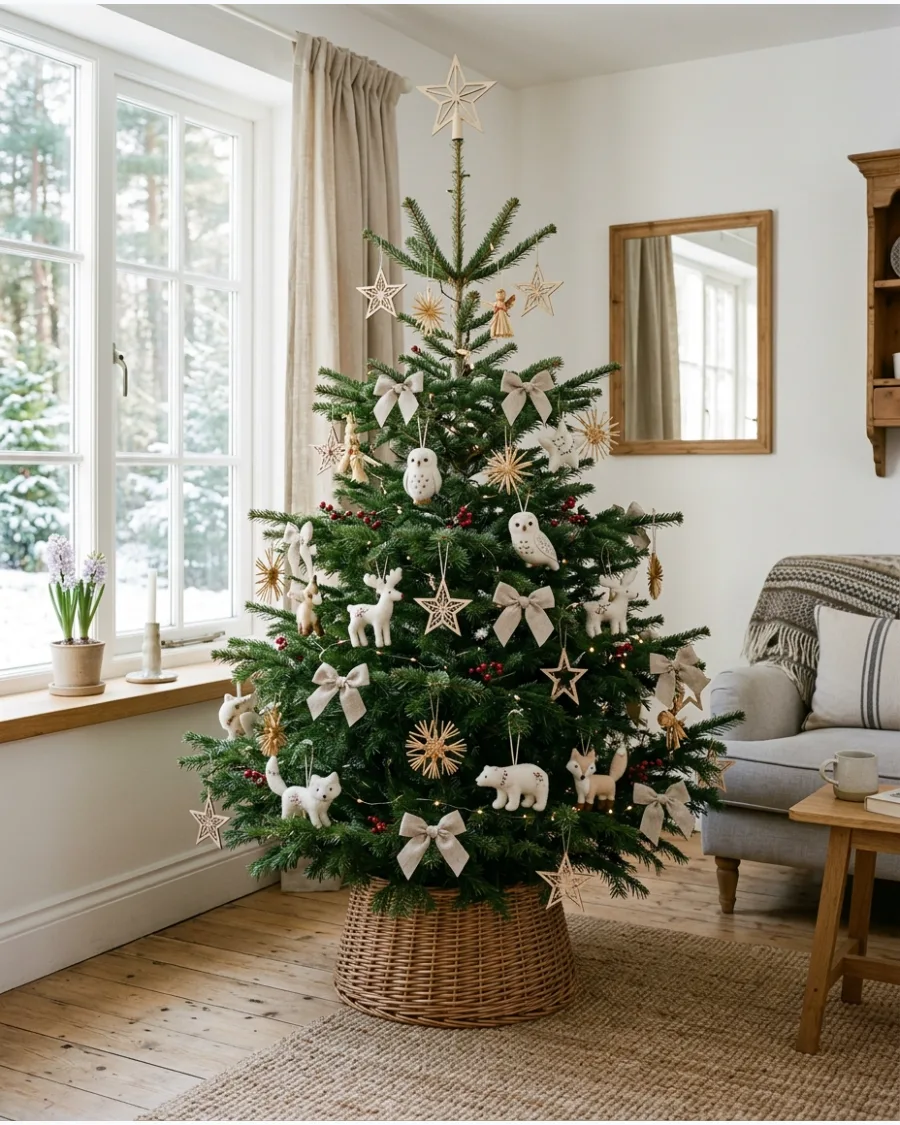 49. Scandinavian Woodland Christmas Tree