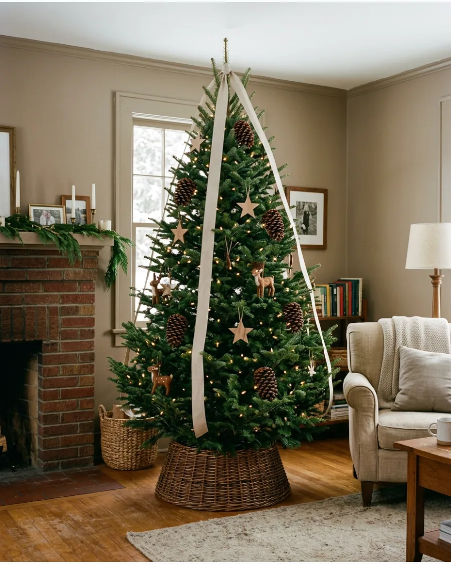 9. Simple Woodland Christmas Tree