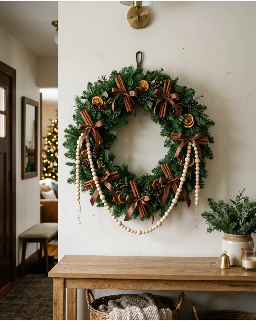 23. Cinnamon Brown Christmas Decor