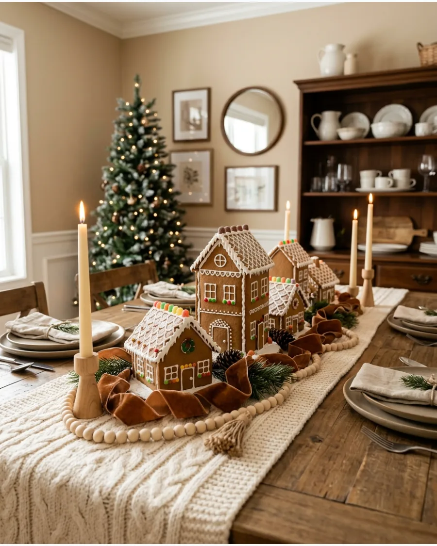 42. Gingerbread Brown Christmas Decor