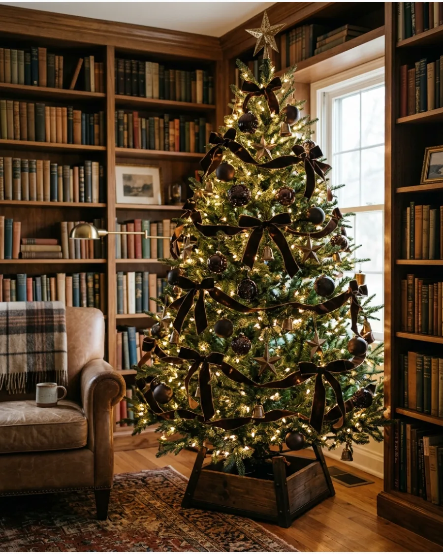 3. Espresso Brown Christmas Tree