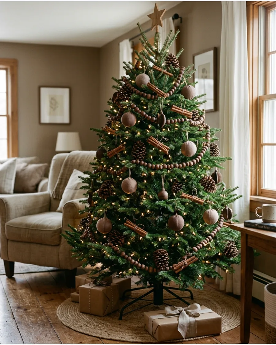 34. Cinnamon Brown Christmas Tree