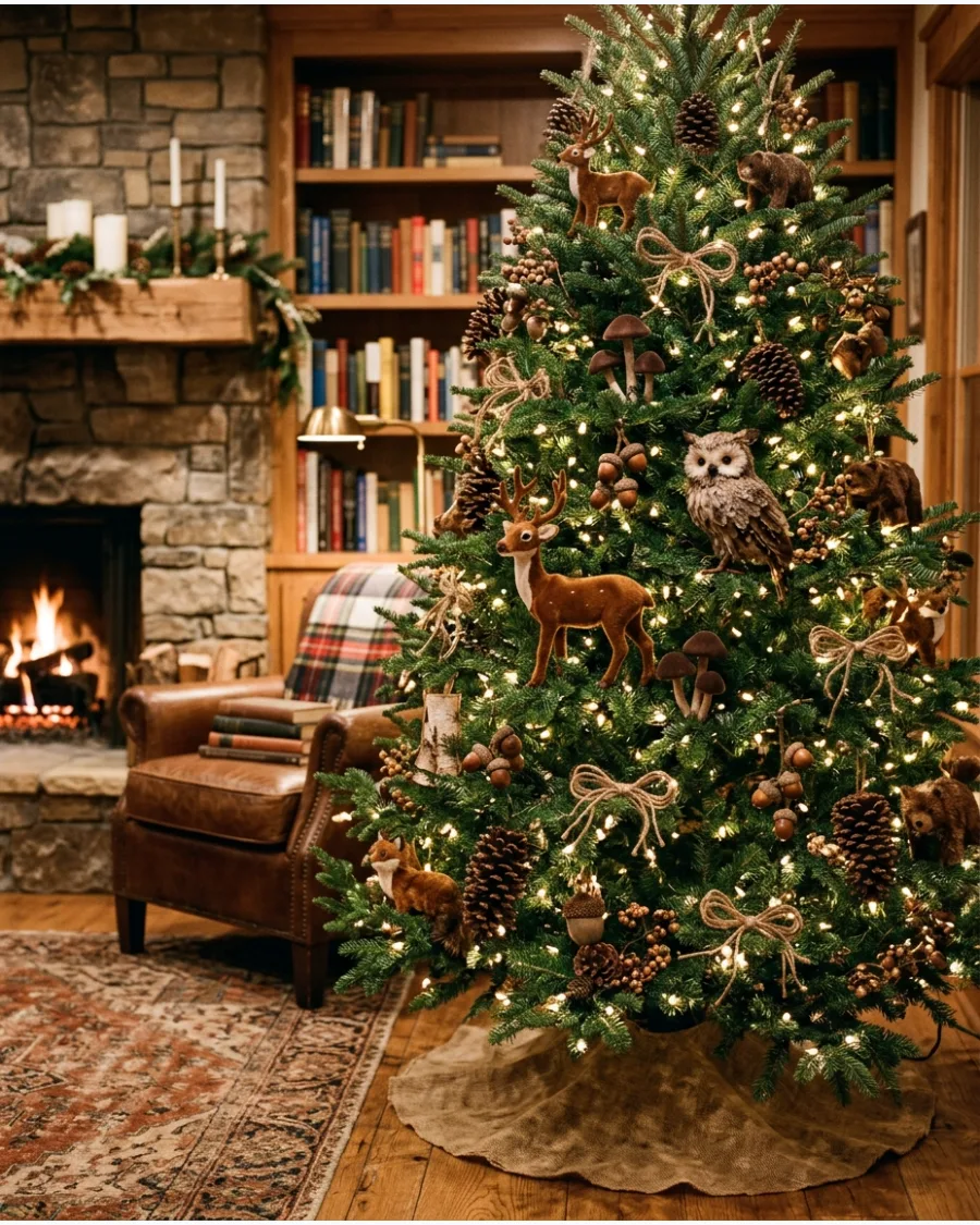 35. Woodland Brown Christmas Tree