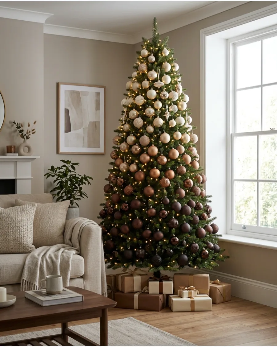 4. Latte and Mocha Christmas Tree