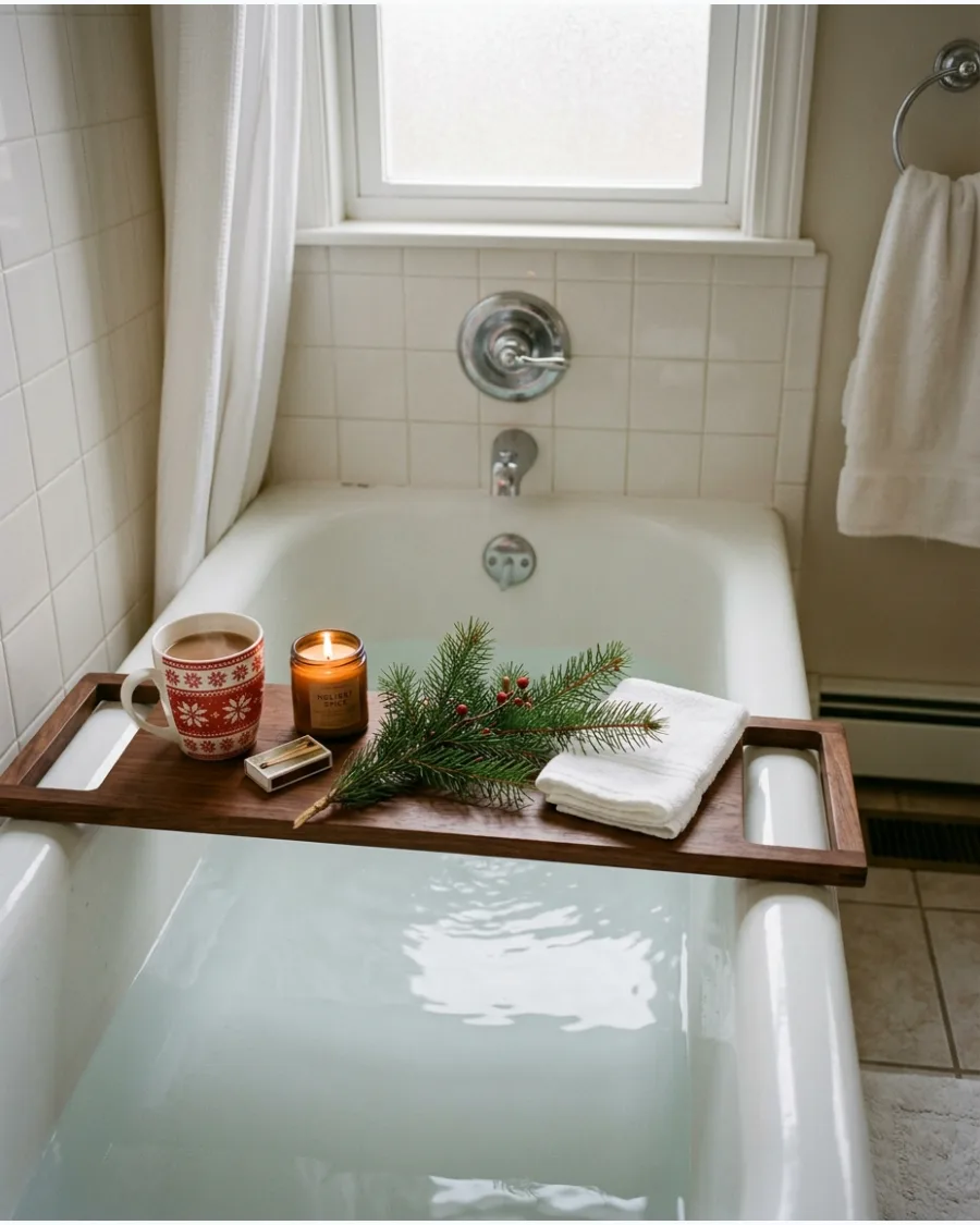 26. Christmas Bathtub Tray