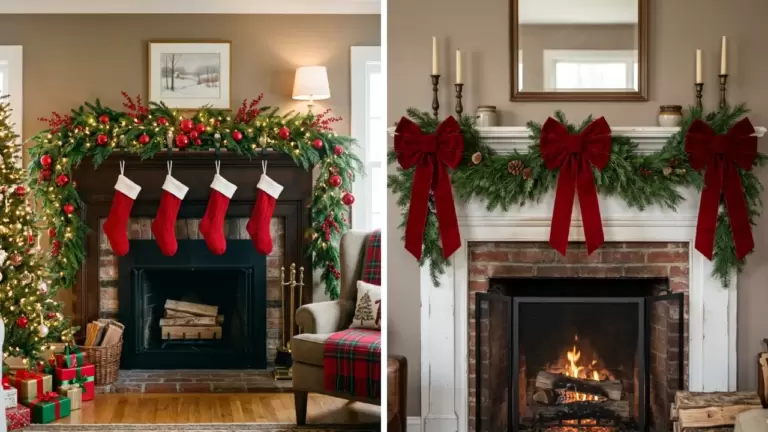 50 Christmas Fireplace Mantel Ideas