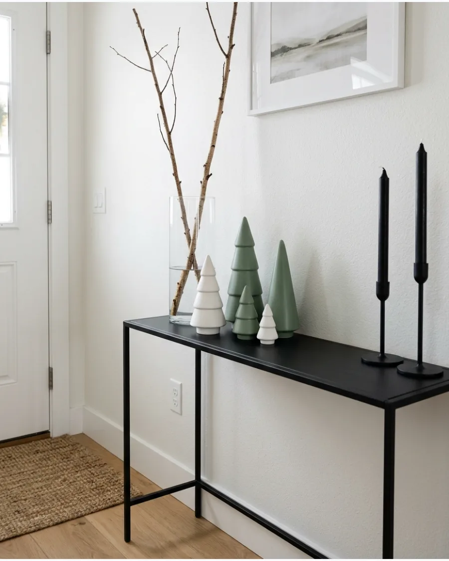 37. Modern Ceramic Tree Entry Table