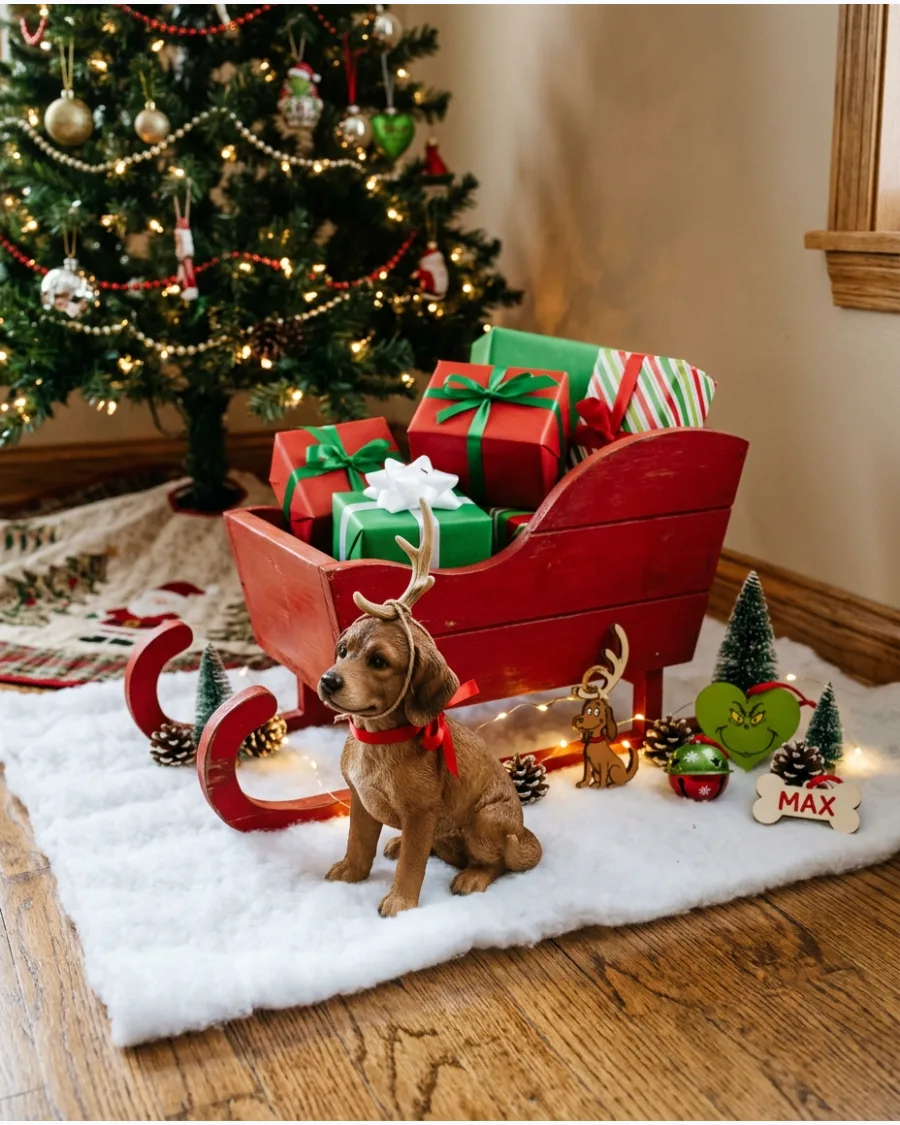 23. Grinch and Max Christmas Decor