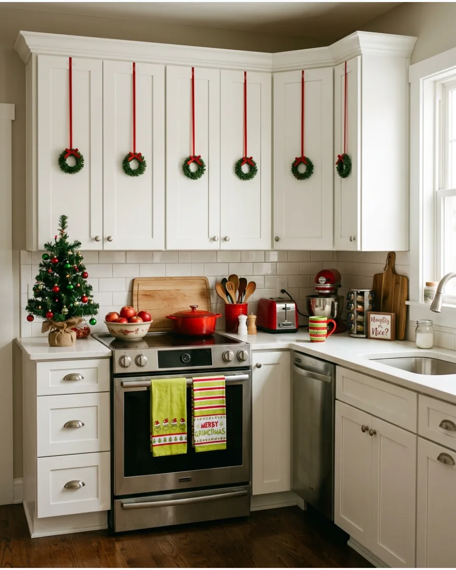 25. Grinch Christmas Kitchen