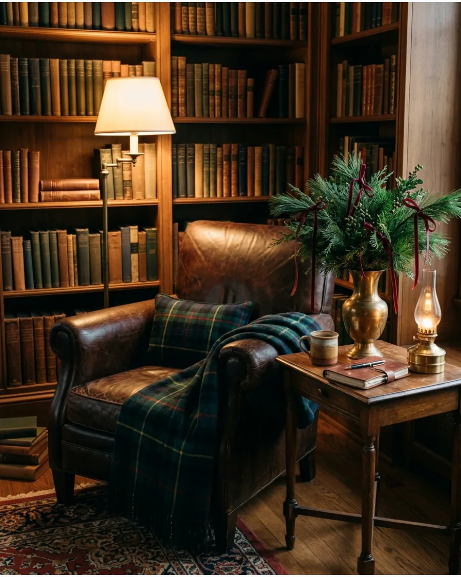 2. Black Watch Plaid Christmas Decor