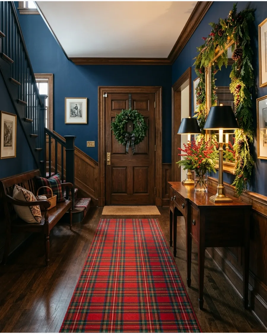 21. Ralph Lauren Christmas Entryway