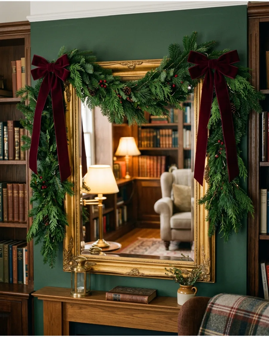 29. Ralph Lauren Christmas Mirror Garland