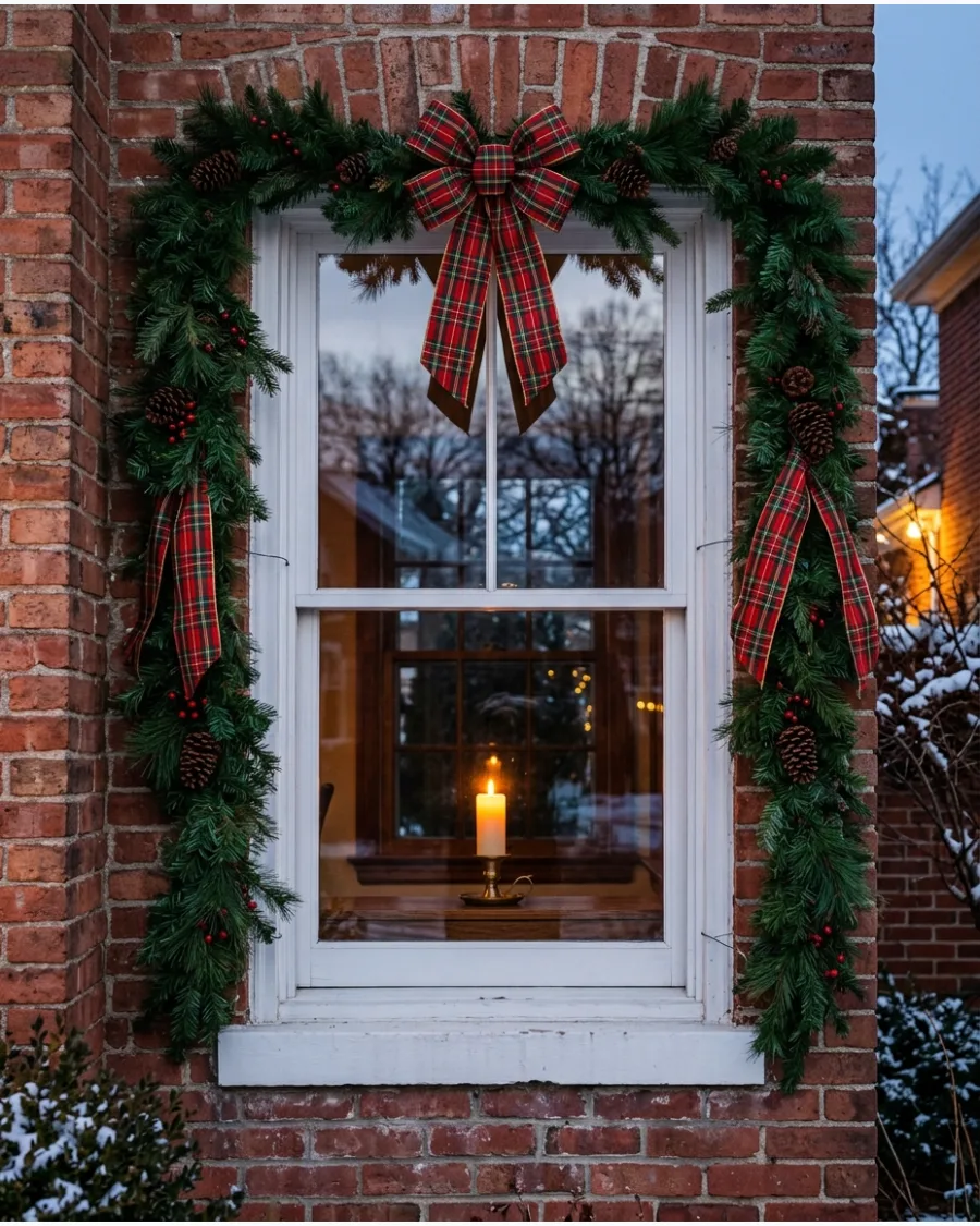 30. Ralph Lauren Christmas Window Decor