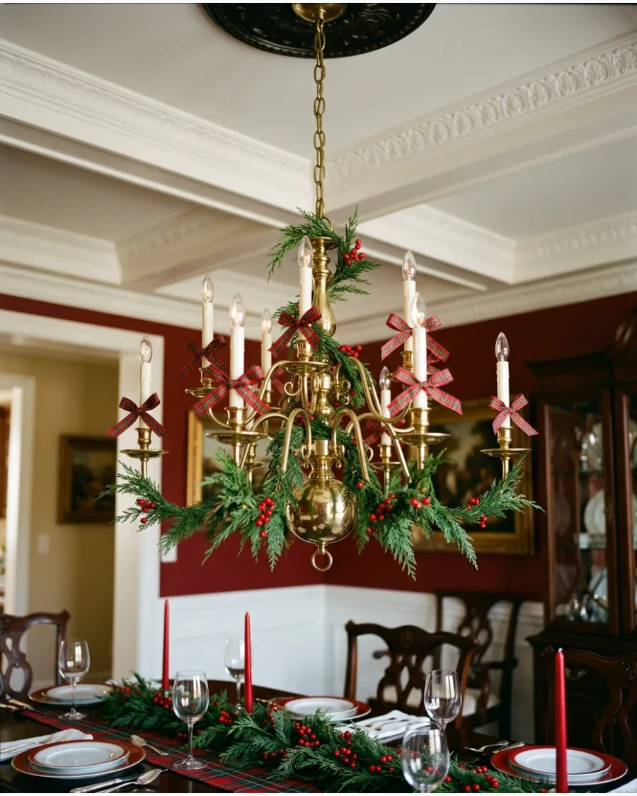 36. Ralph Lauren Christmas Chandelier Garland