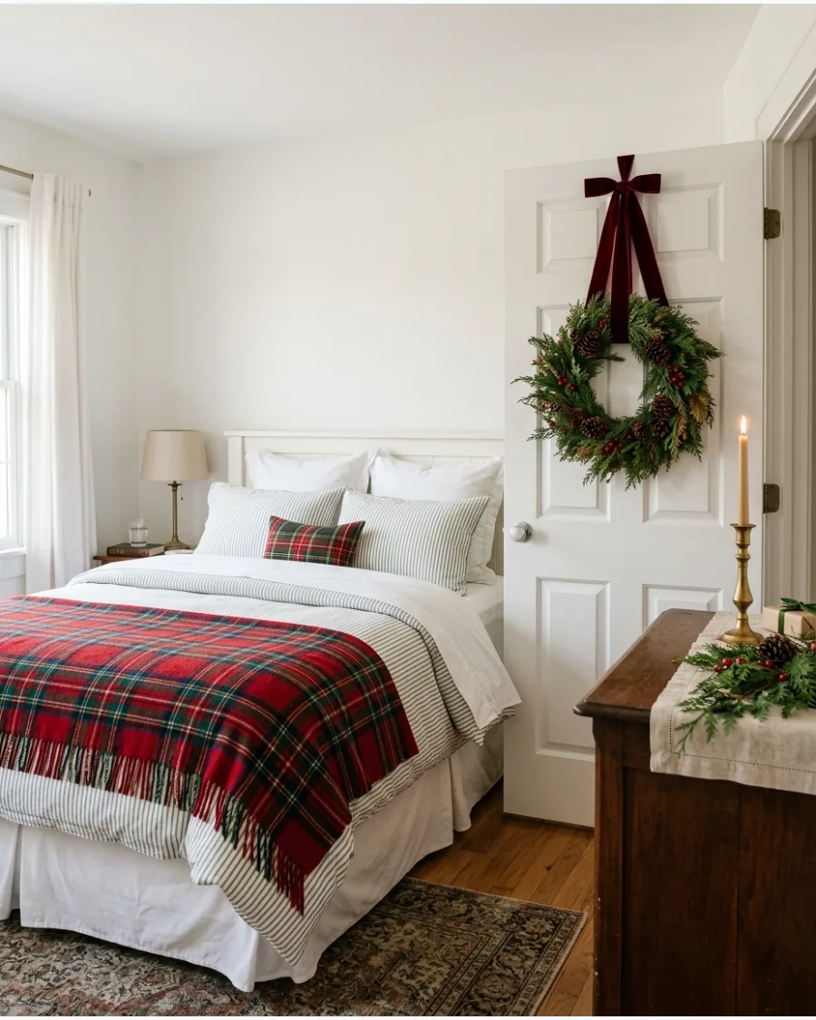 42. Ralph Lauren Christmas Guest Bedroom