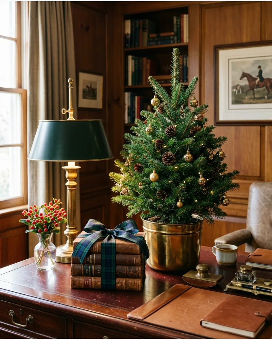 44. Ralph Lauren Christmas Home Office