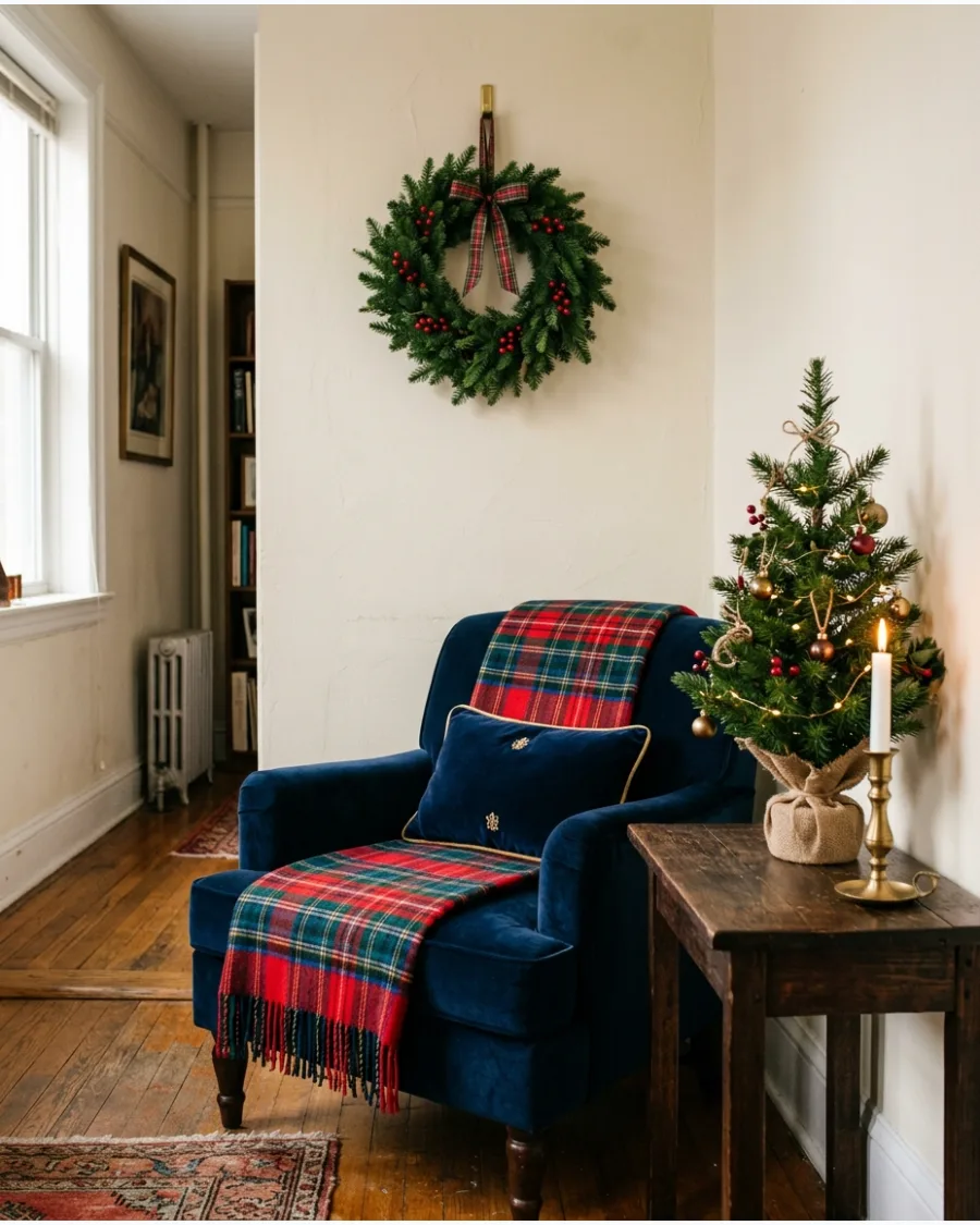 50. Ralph Lauren Christmas Decor for a Small Apartment