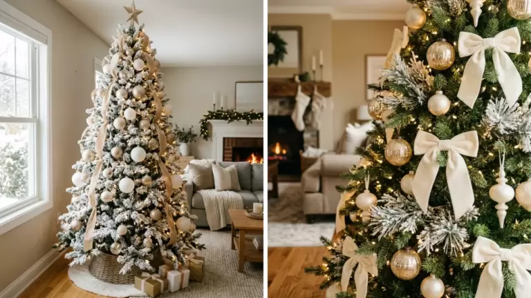 50 White and Gold Christmas Decor Ideas