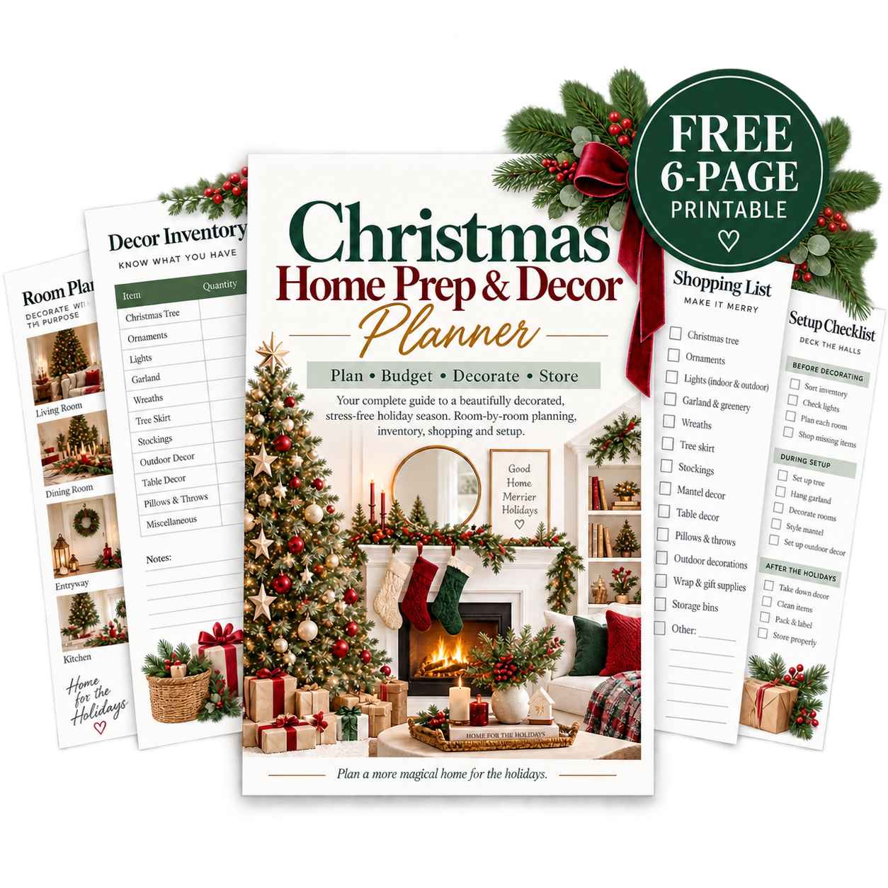 Christmas Home Prep & Décor Planner cover