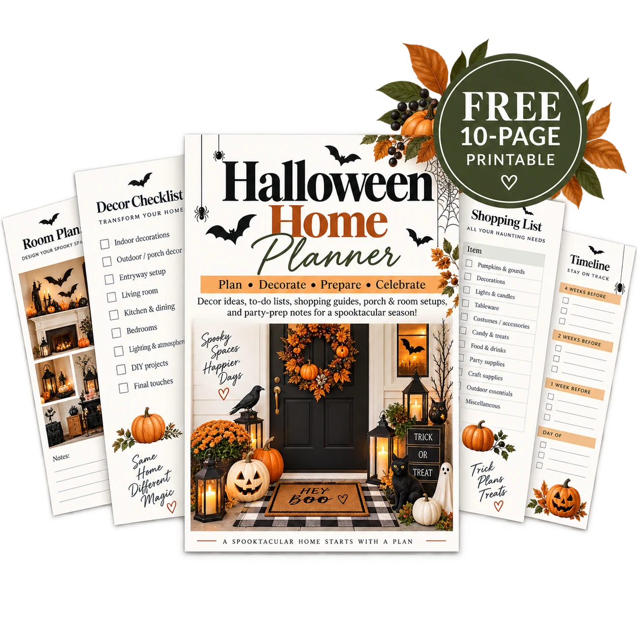 Halloween Home Planner cover