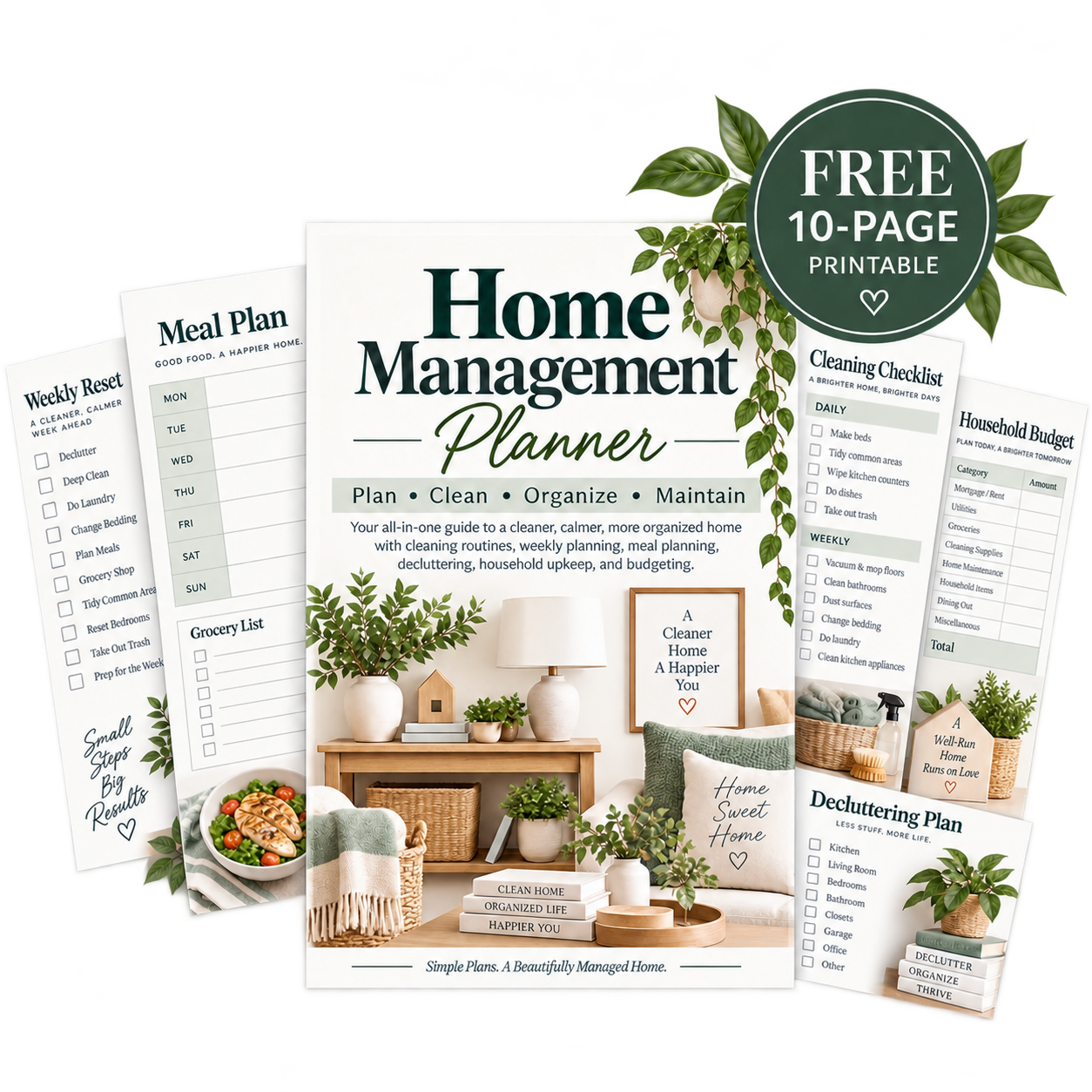 Home Management Planner cover