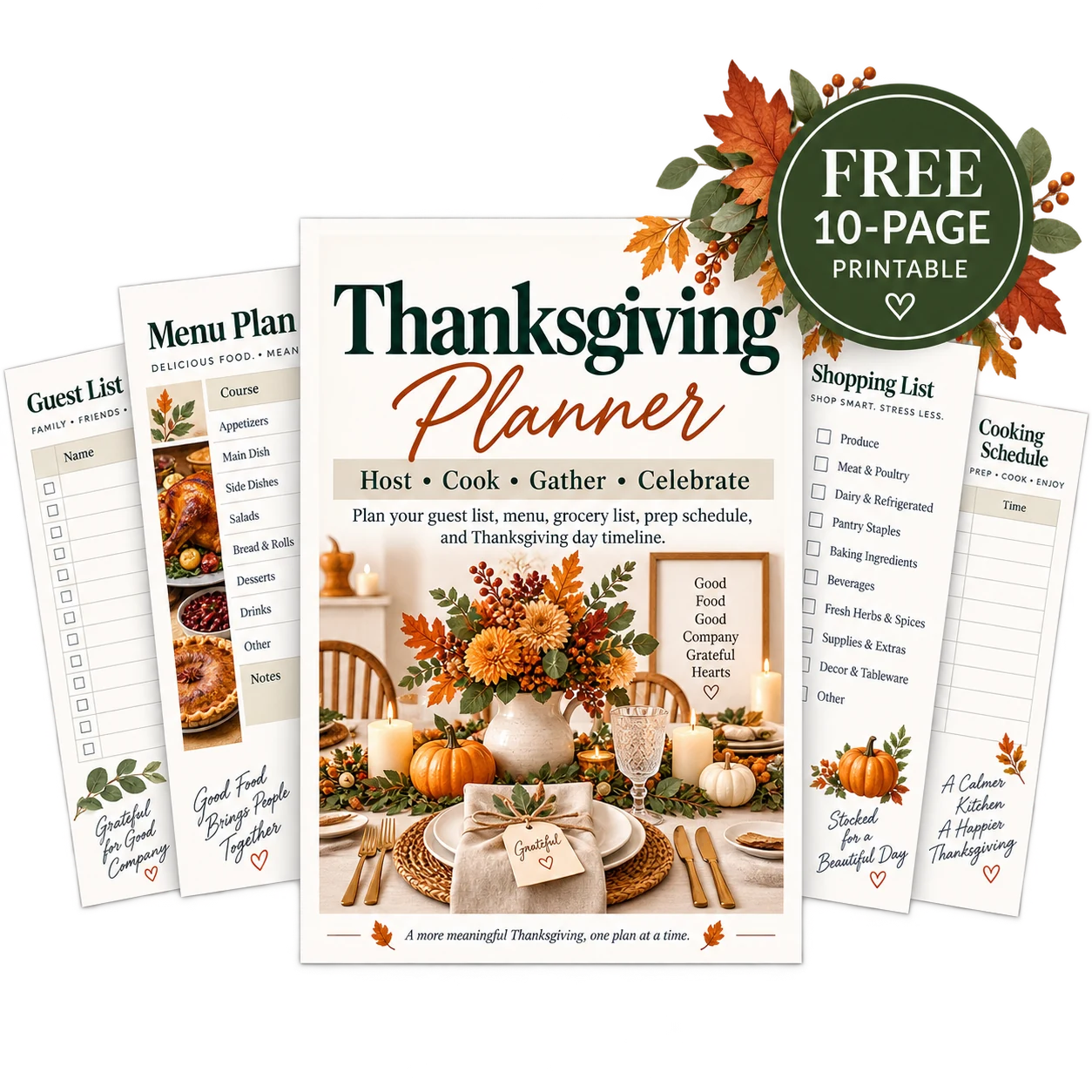 Thanksgiving Planner cover