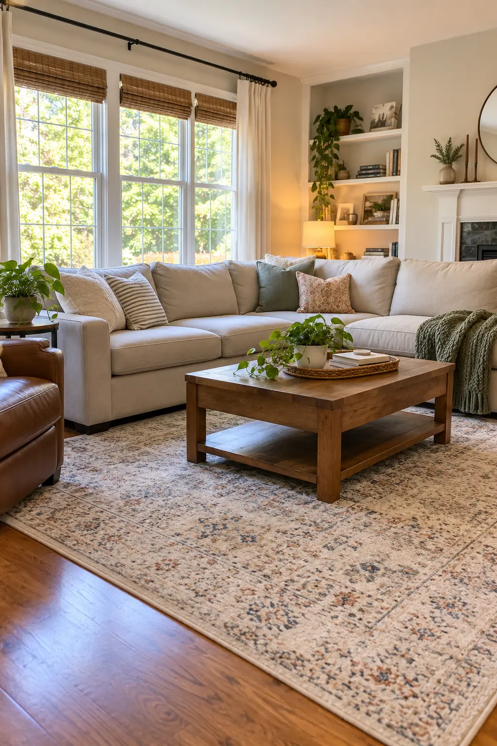 Deep-Clean the Forgotten Details in a realistic budget-friendly living room