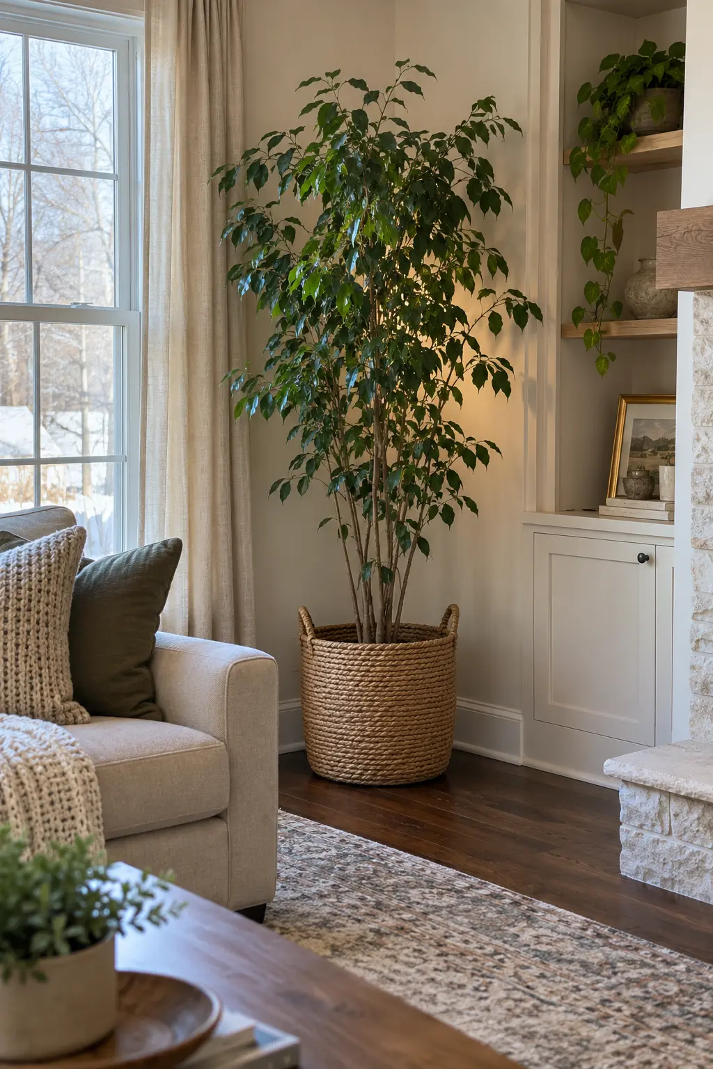 Bring Back Houseplants when decorating after Christmas