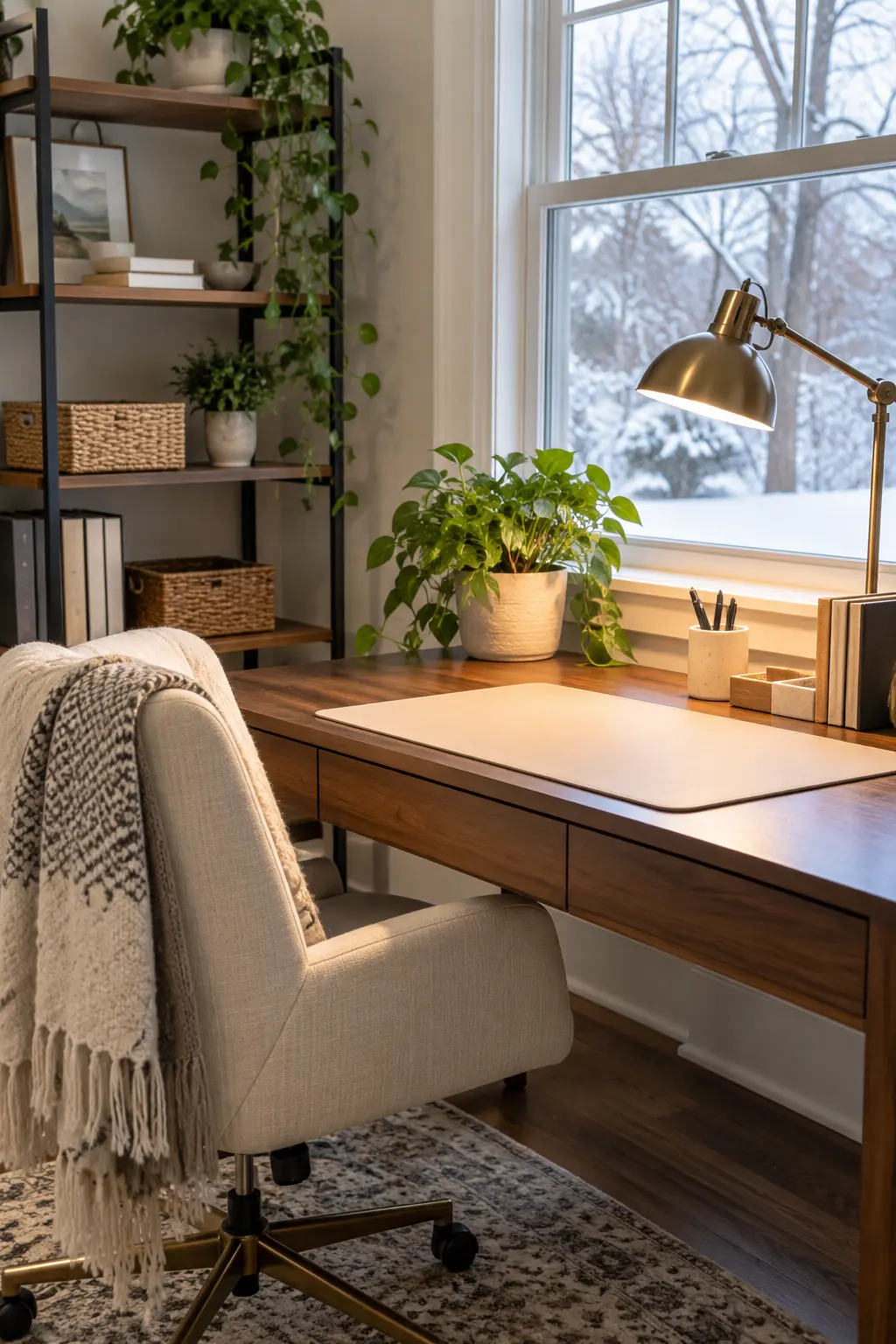 Give the Home Office a New-Year Reset when decorating after Christmas