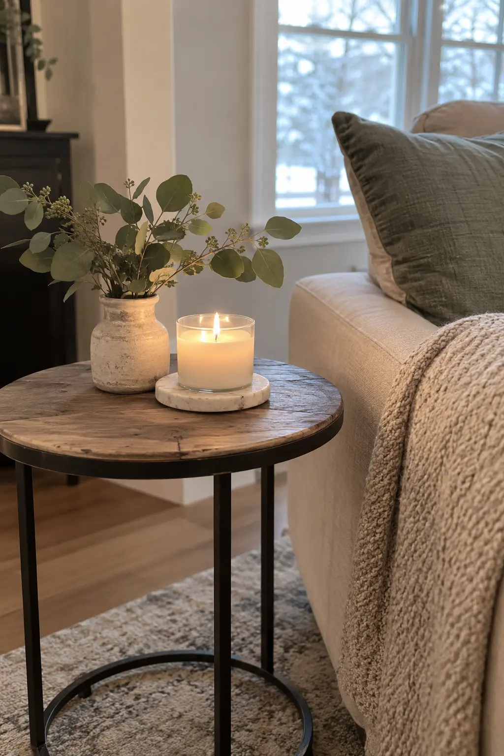 Use Winter Fragrance With Restraint when decorating after Christmas