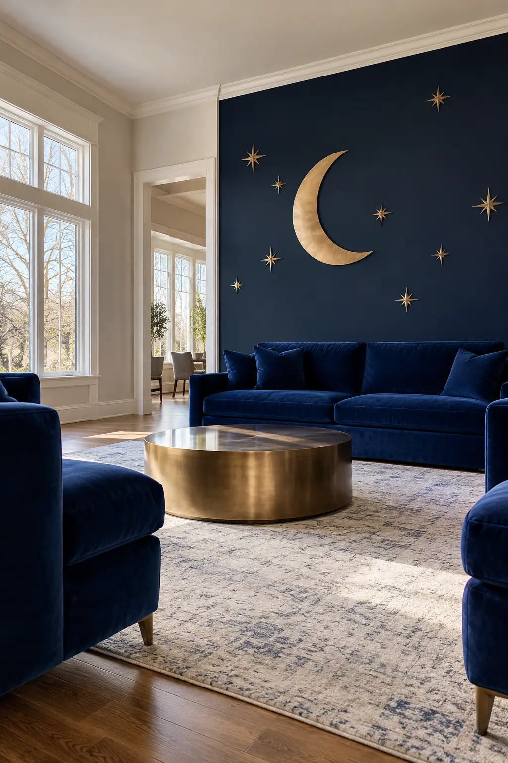 Create a Celestial Night-Sky Room New Year's decoration idea for home
