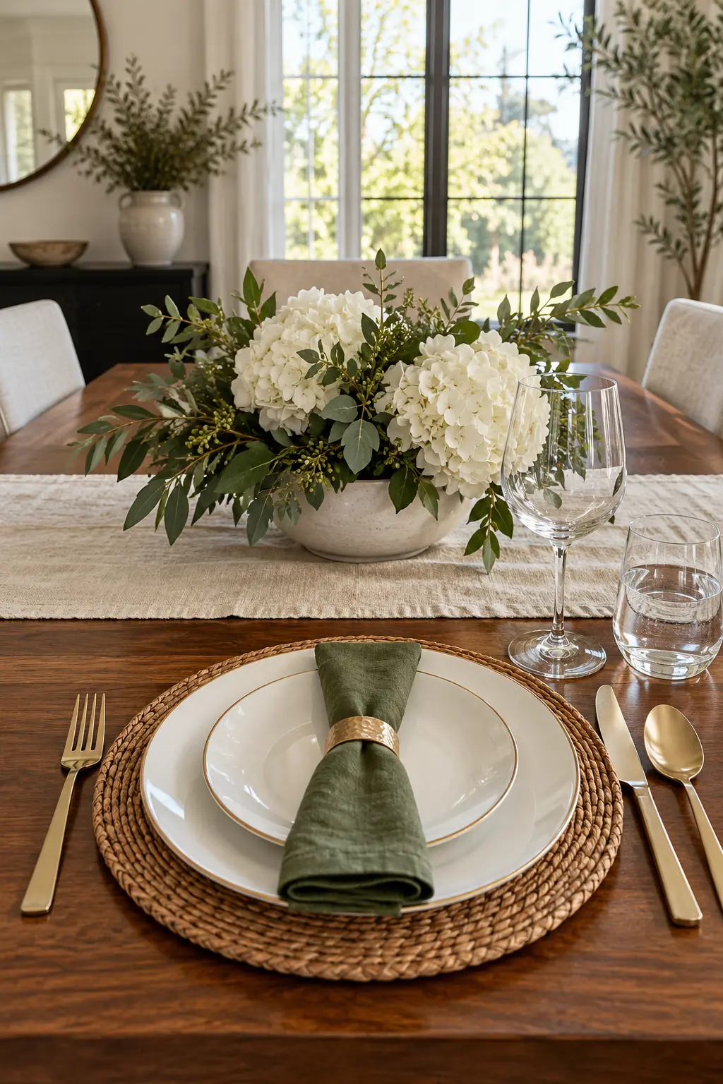 Frame the Plate With Flatware NYE table setting idea