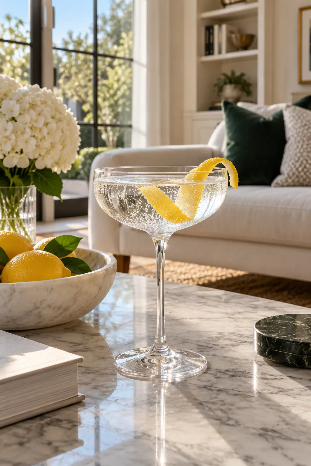 Set a Zero-Proof Toast Glass NYE table setting idea