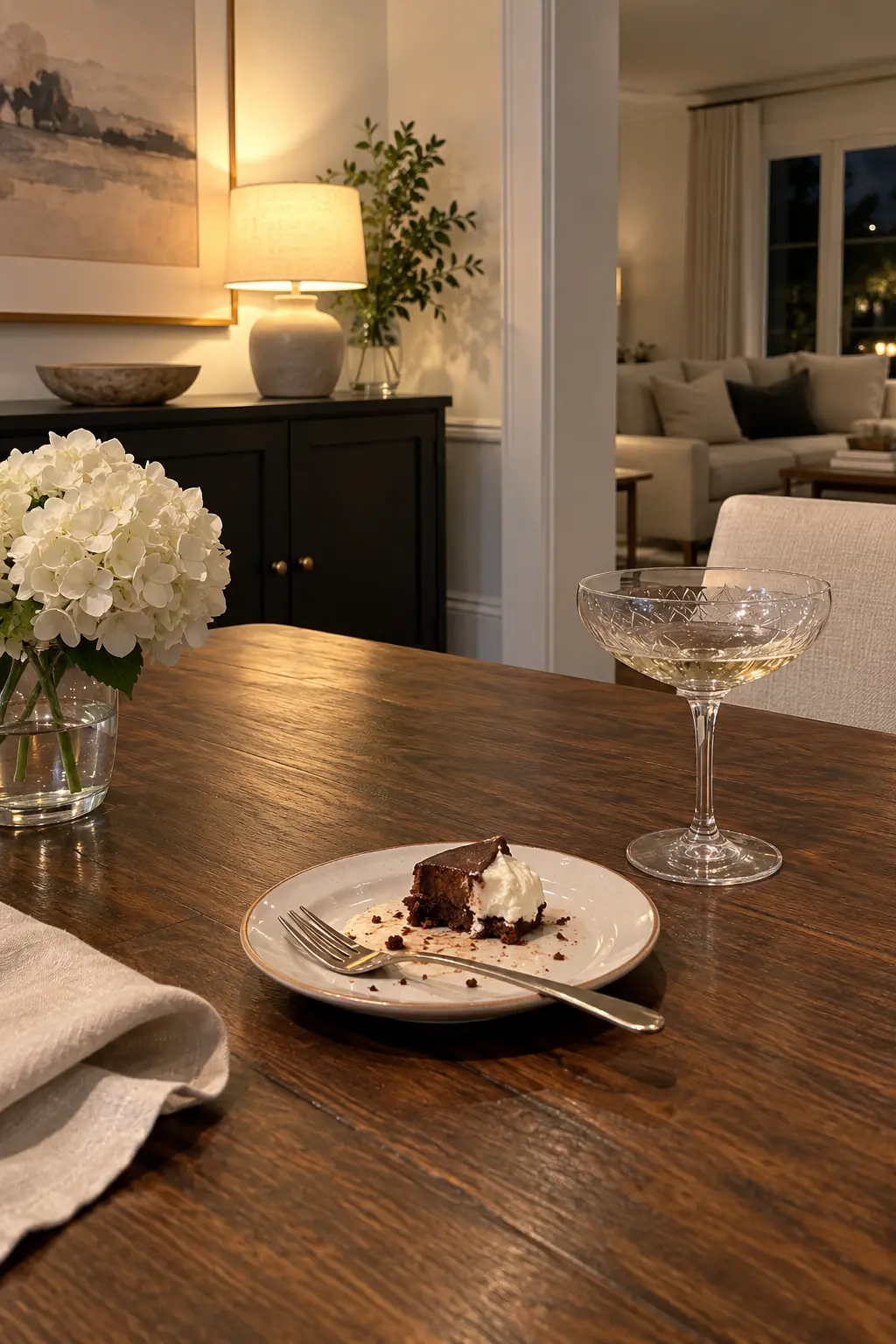 Prepare a Late-Night Dessert Setting NYE table setting idea